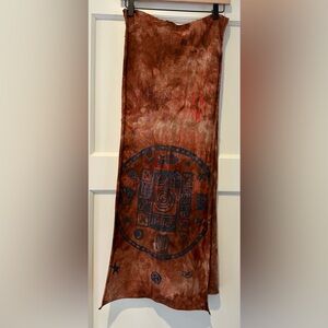 Blue Fish 4 Panel Scarf in Sedona